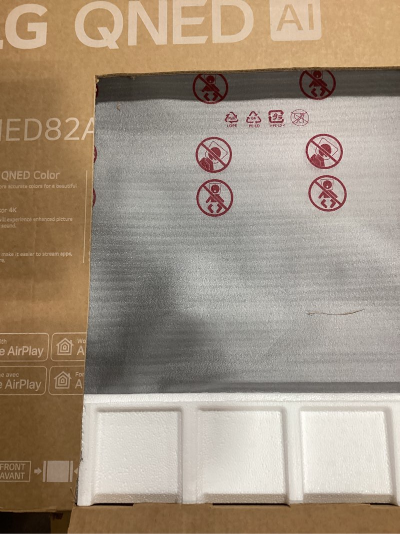 Condition photo showing Good Condition for lg 55-inch class qned ai 4k qned82a series smart tv w/ai sound, hdr10, 4k super upscaling, filmmaker mode, wow orchestra, alexa built-in (55qned82aua, 2025)