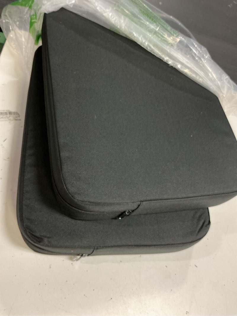 Condition photo showing Good Condition for extra thick stadium seat cushion – waterproof 2.8" bleacher cushions for adults - 2-pack portable bleacher seat cushion - lightweight stadium seat pads - boat & outdoor bench cushion pad classic black