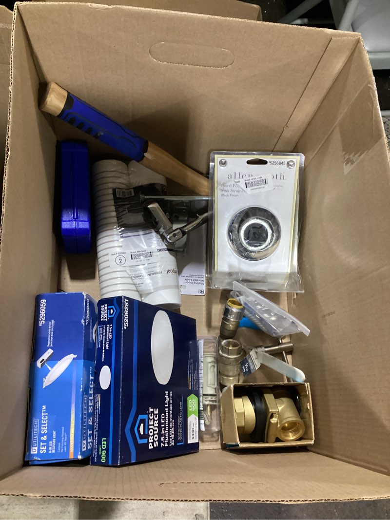 Condition photo showing As Is for misc. home improvment tools and accessories