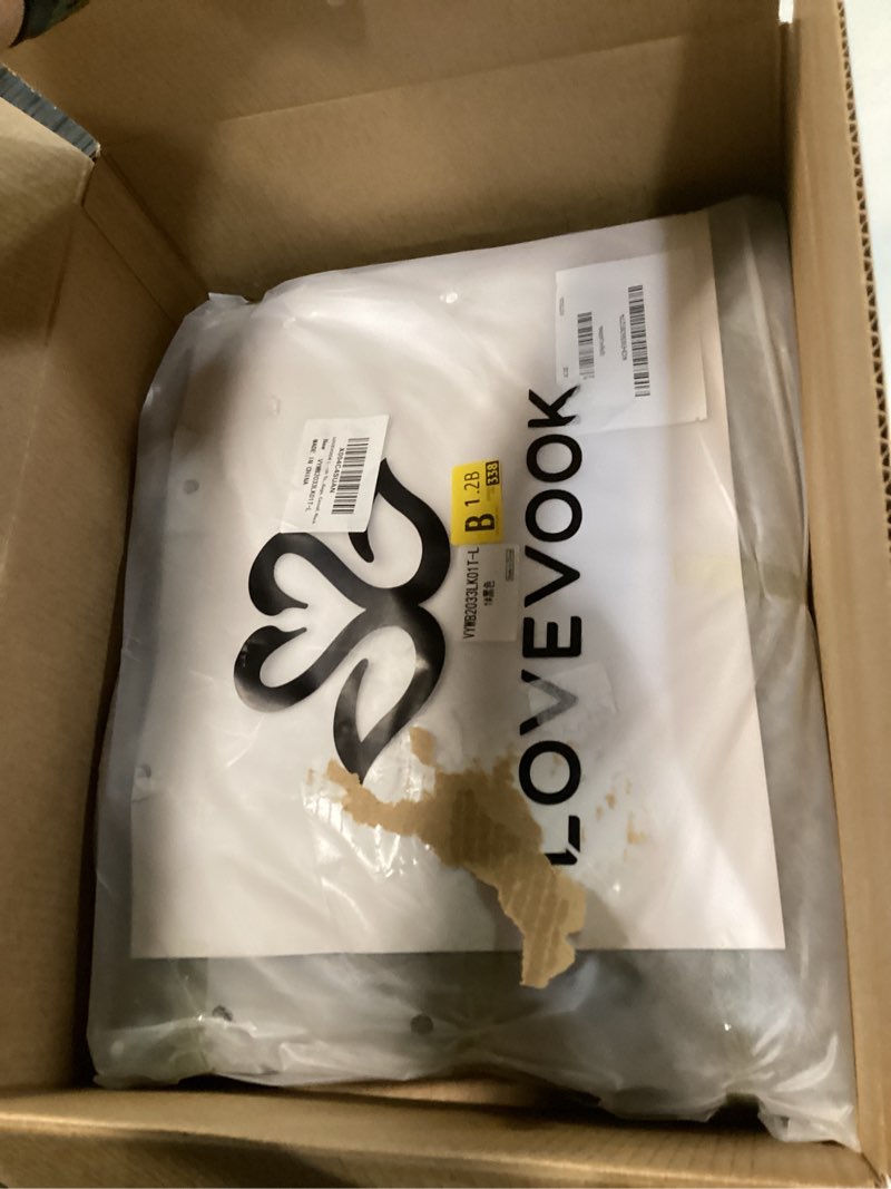 Condition photo showing Good Condition for LOVEVOOK Lunch Tote Bag for Women, 17.3 Inch Laptop Bag with Insulated Lunch Compartment, Quilted Large Capacity Computer Handbag with Purse for Business, Work, Nurse, Office, Collage, Casual, Black Black 17.3 inch