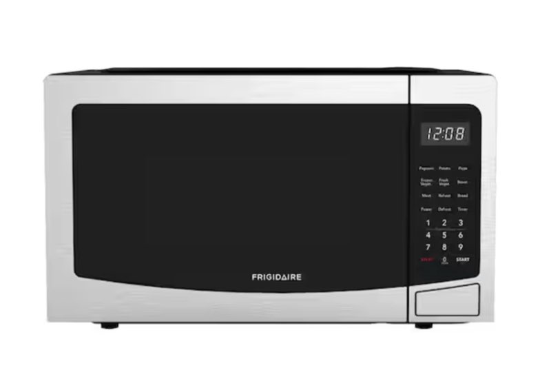 1.1 cu ft. stainless steel microwave