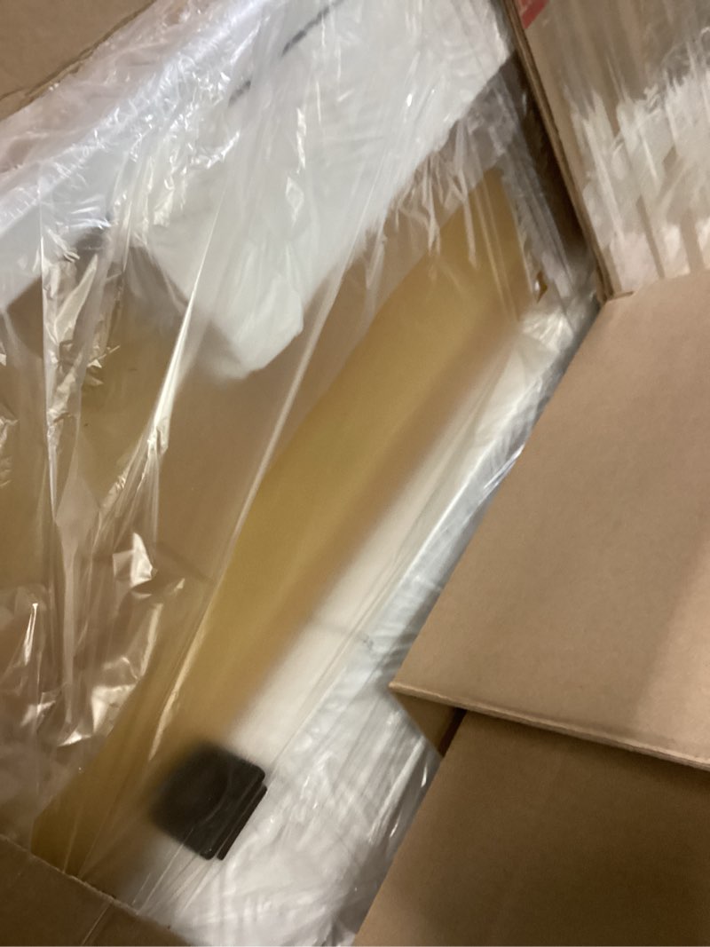 Condition photo showing As Is for Tribesigns Computer Desk, 47 inch Modern Simple Office Desk Computer Table Study Writing Desk for Ho