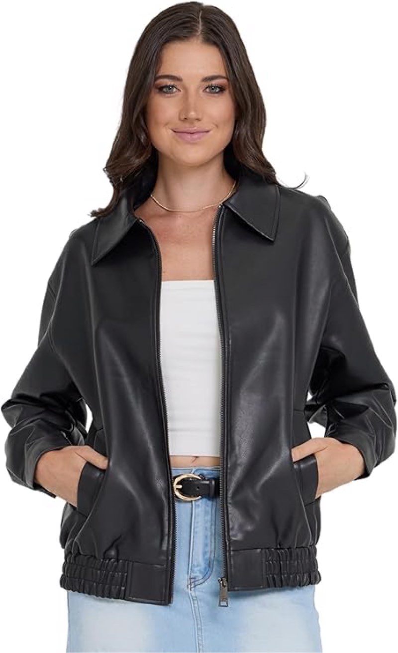 steve madden leather jacket women – faux leather oversized bomber jacket women, plus size motorcycle jackets large
