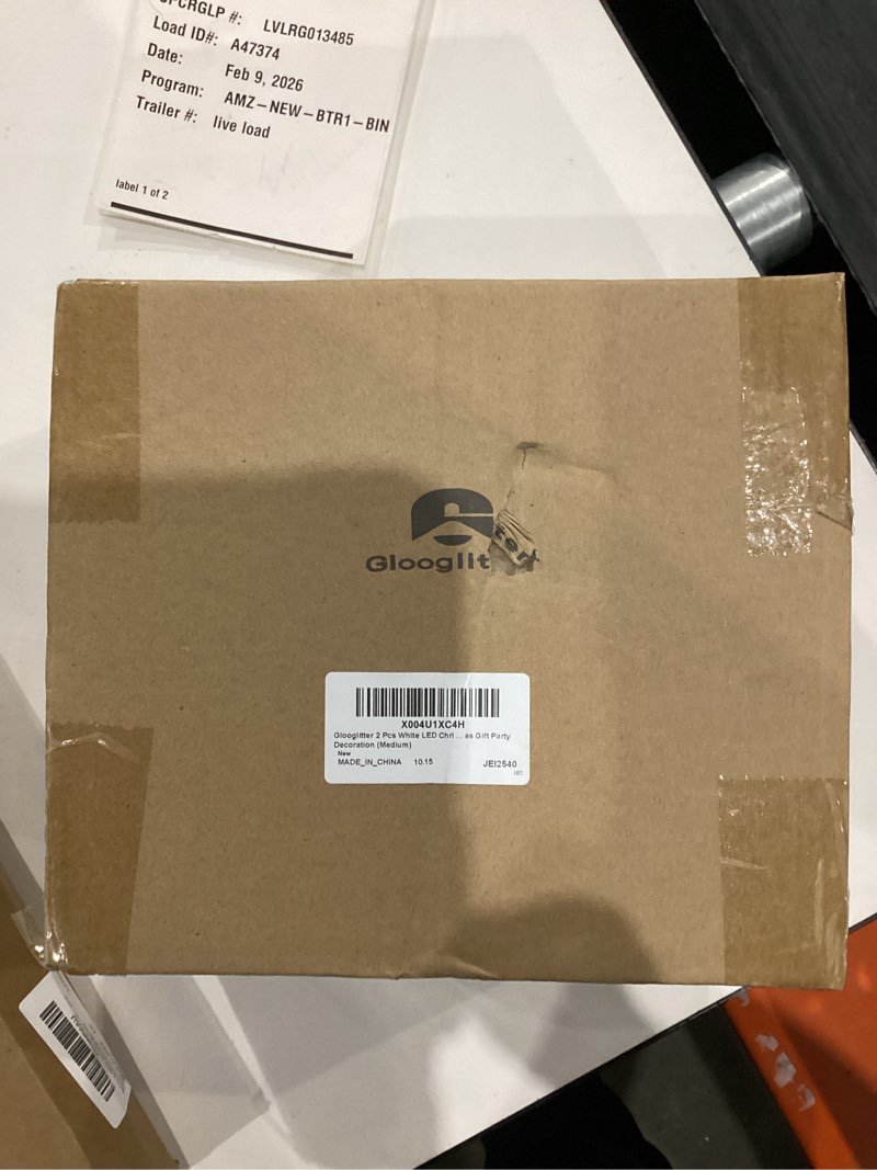 Condition photo showing New/Like New for 2 Pcs 5.5" White Christmas Tree Flameless Candles Glittering Real Wax Flickering Battery Operated LED Handmade Carved Candles for Xmas Party Decoration Gifts