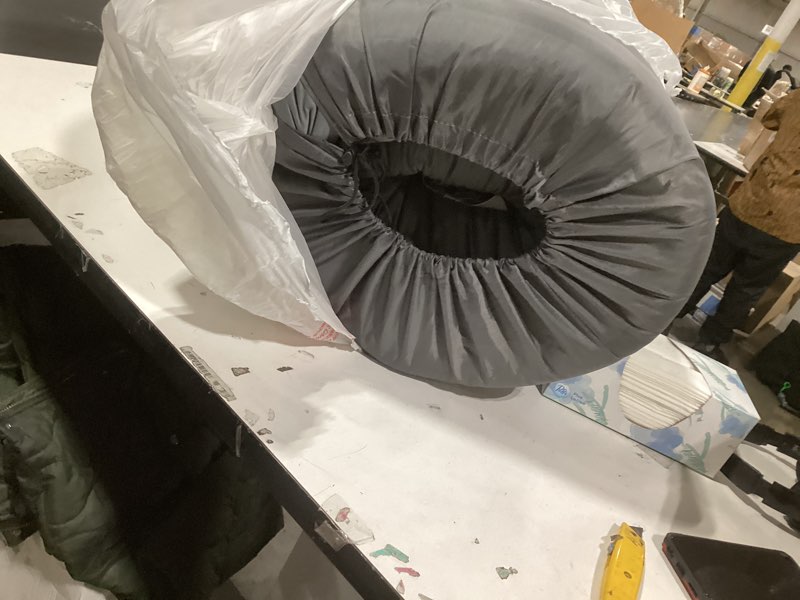 Condition photo showing Good Condition for Elegear CumbreX™ Self Inflating Sleeping Pad, Built-in Electric Pump 3.15" Ultra-Thick Memory Foam Camping Mattress Pad with Pillow Double Sleeping Pad for Camping R-value 9.5 Foam Camp Pad for Travel Dark Grey Full