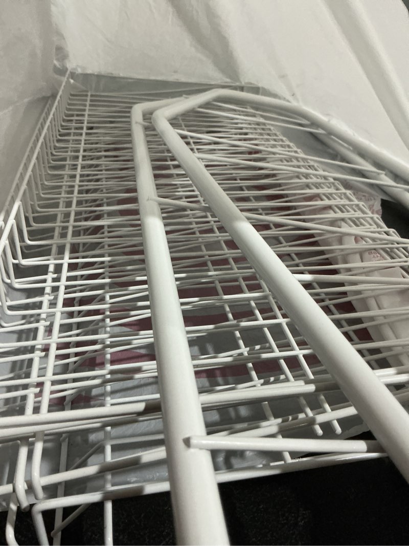 Condition photo showing Good Condition for closetmaid 28-in h 4 tier 12 pair white metal shoe rack