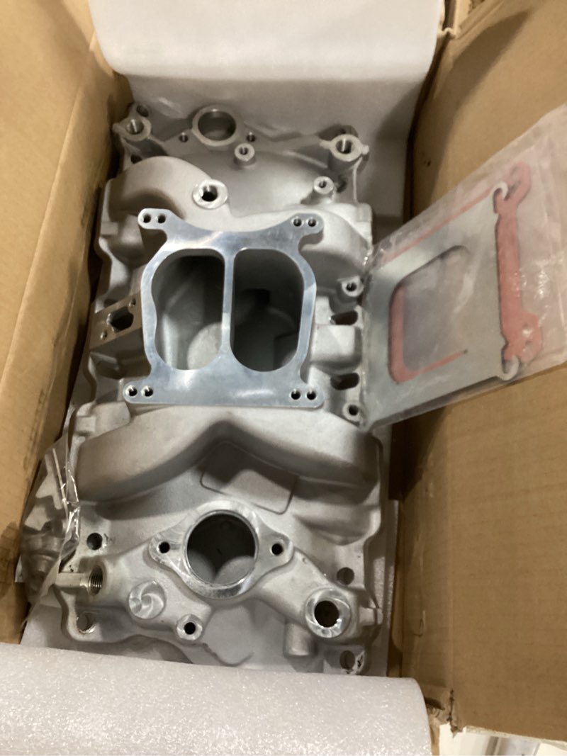 Condition photo showing Good Condition for dicmic aluminum dual plane intake manifold compatible with chevrolet small block v8 4.3l 262 265, 4.4l 267, 4.6l 283, 4.9l 302, 5.0l 305 307, 5.4l 327, 5.7l 350, 6.6l 400 replace# 52026, 82026