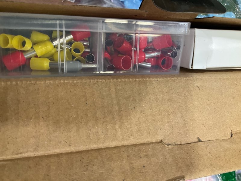 Condition photo showing New/Like New for Ferrule Crimping Tool Kit with 2000PCS Wire Connectors, Preciva AWG23-7 Self-adjustable Ratchet Wire Crimping Tool Kit Crimper Plier Set
