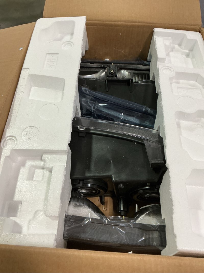 Condition photo showing New/Like New for Nilight Headlight Assembly for 2003 2004 2005 2006 Chevy Silverado Avalanche 1500 1500HD 2500 2500HD 3500 Chevrolet Pickup Replacement Headlamp Housing Bumper Lamp Set