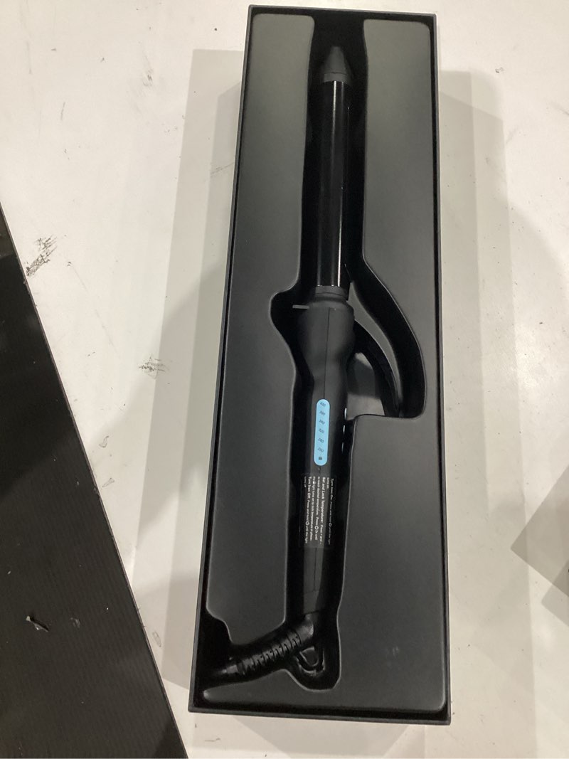 Condition photo showing Good Condition for bio ionic long barrel curling iron with moisture heat technology & nanoionic mx versatile curling wand - multiple barrel sizes for tight, classic, loose & soft curls 1.25 inch (loose curls) black