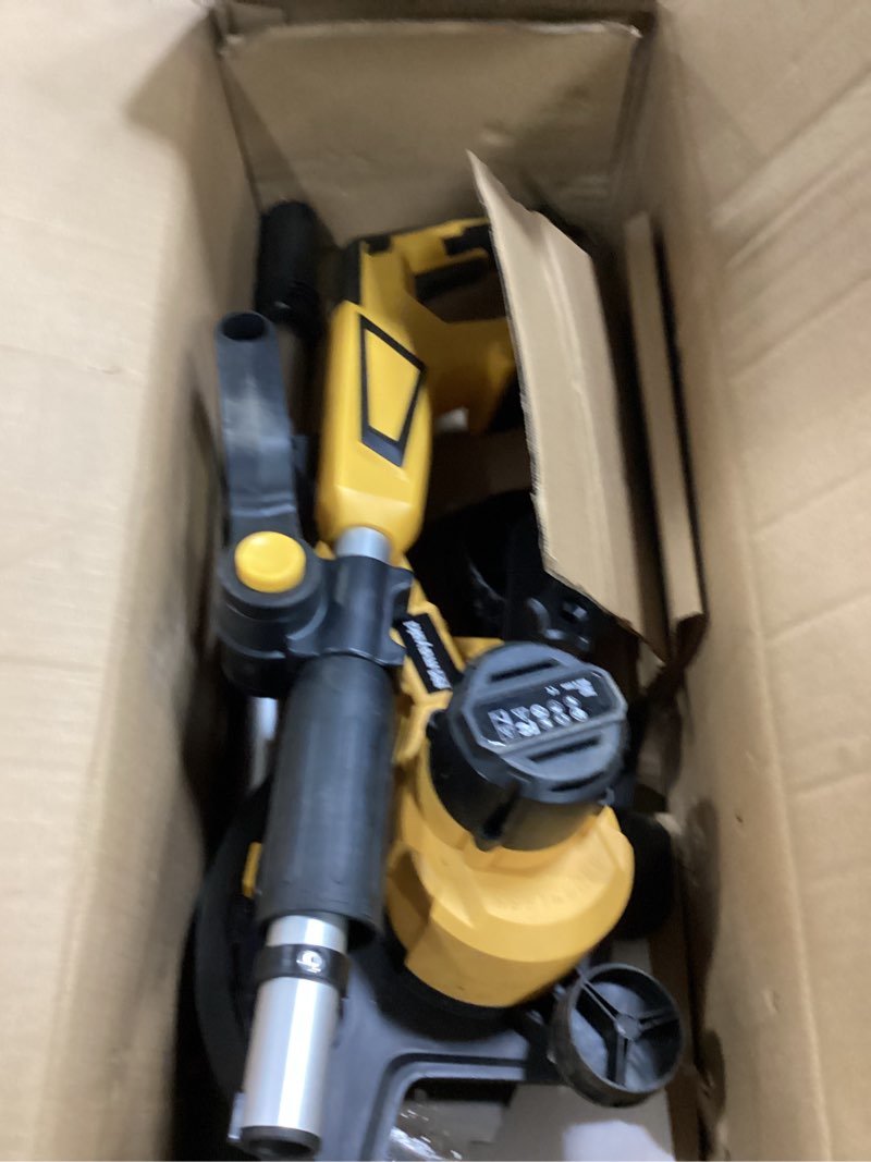 Condition photo showing Good Condition for brushless lawn edger compatible with dewalt 20v battery (tool only), electric cordless edger/trencher, 9’’ blade, 3 position adjustable depth, 180°handle, lightweight with rear wheel for landscaping