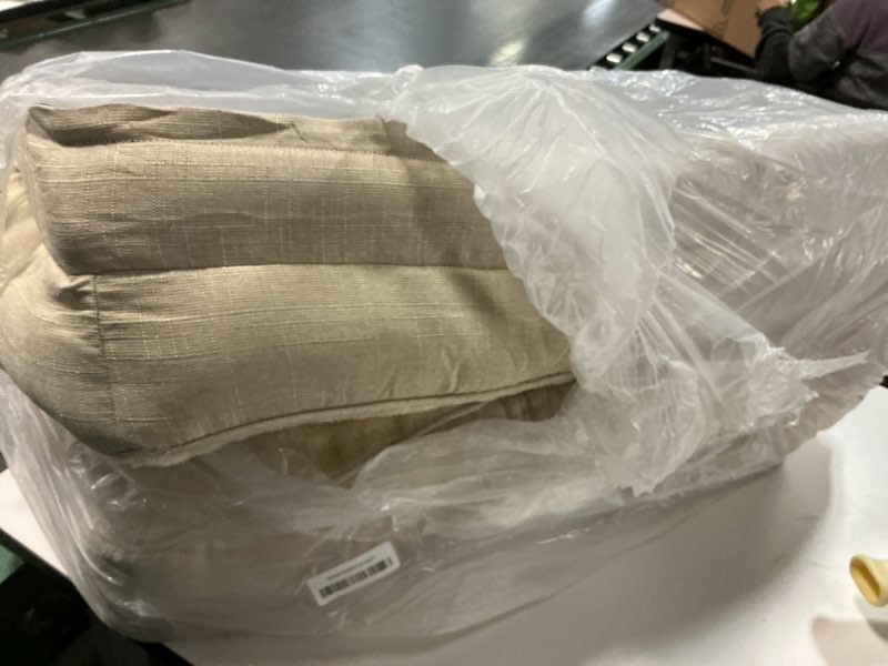 Condition photo showing Good Condition for EHEYCIGA Memory Foam XL Dog Bed for XLarge Sized, Extra Large Orthopedic Dog Sofa with Sides and Waterproof Liner, Washable Bolster Pet Bed Couch with Removable Cover, 42x30x7.5 Inch, Beige 42x30x7.5 Beige