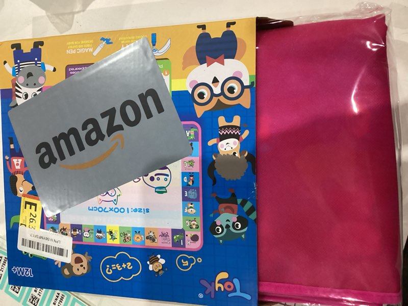 Condition photo showing Good Condition for water doodle mat - kids painting writing doodle toy board - color doodle drawing mat bring magic pens educational toys for age 3 4 5 6 7 8 9 10 11 12 year old girls boys age toddler gift (pink) unicorn