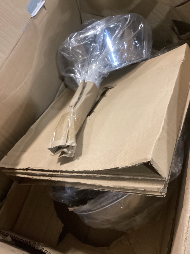 Condition photo showing As Is for (incomplete) viking tri-ply complete 13-piece cookware set suitable for oven stovetop