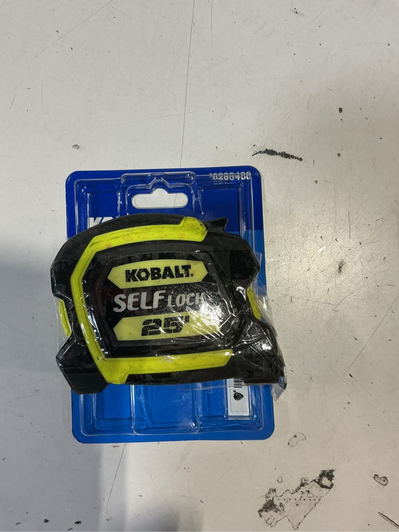 kobalt self lock 26-ft auto lock tape measure