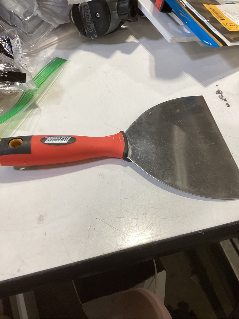 Condition photo showing Good Condition for wal-board tools soft grip handle with hammer-end 3-in x 6-in steel joint knife