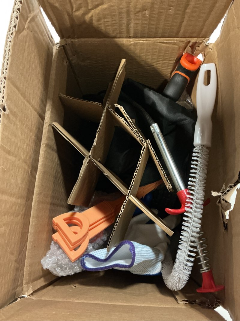 Condition photo showing Good Condition for drain auger 25 ft,plumbing snake with drill adapter,pipe clog remover for kitchen bathroom shower sink cleaning,flexible spring steel orange