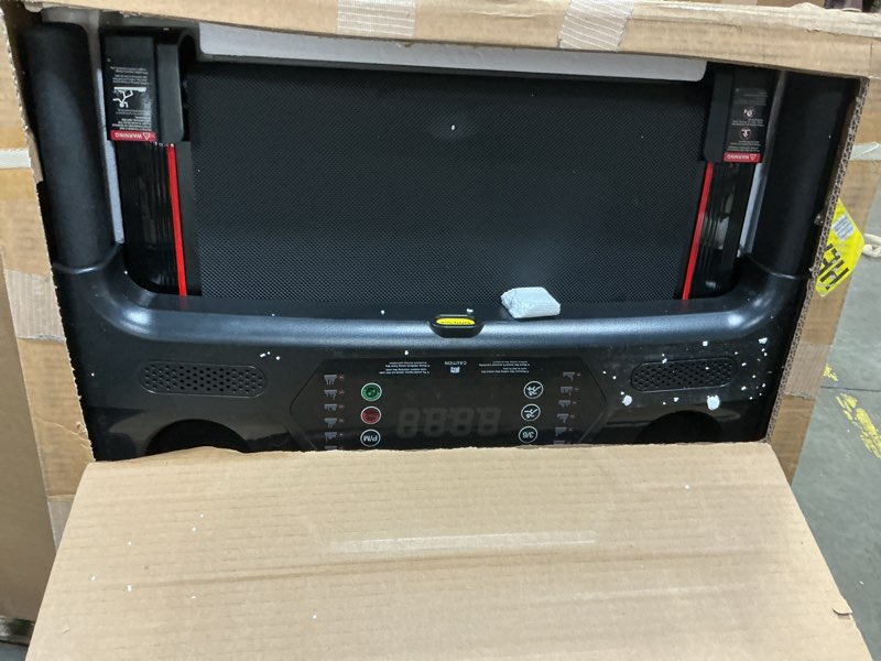 Condition photo showing Good Condition for Treadmill with Incline 3-in-1 Portable Treadmills for Home Small, Incline Walking Pad Treadmill with Handle Bar, Walking Pad Foldable with 3.0HP Quiet Brushless, LED Dispay, 300LBS Capacity Black