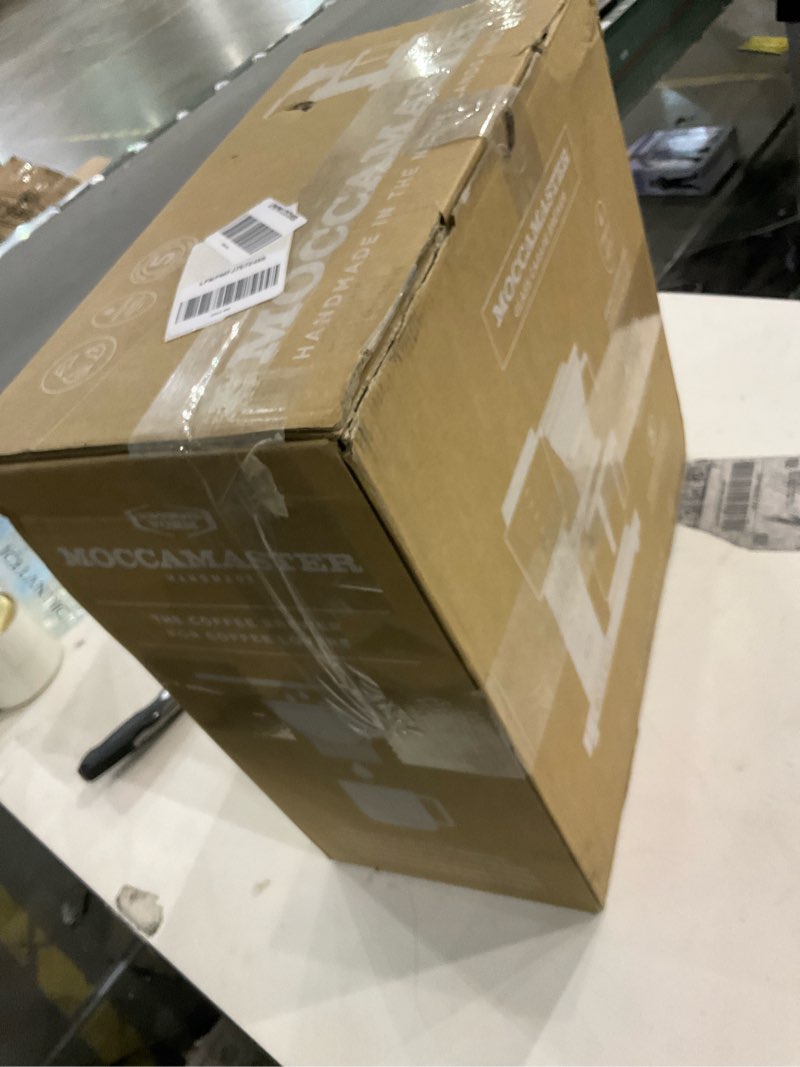 Condition photo showing As Is for Technivorm Moccamaster 53930 KBGV 10-Cup Coffee Maker Matte Silver, 40 oz, 10 Cup, 1.25 L 10-Cup Matte Silver