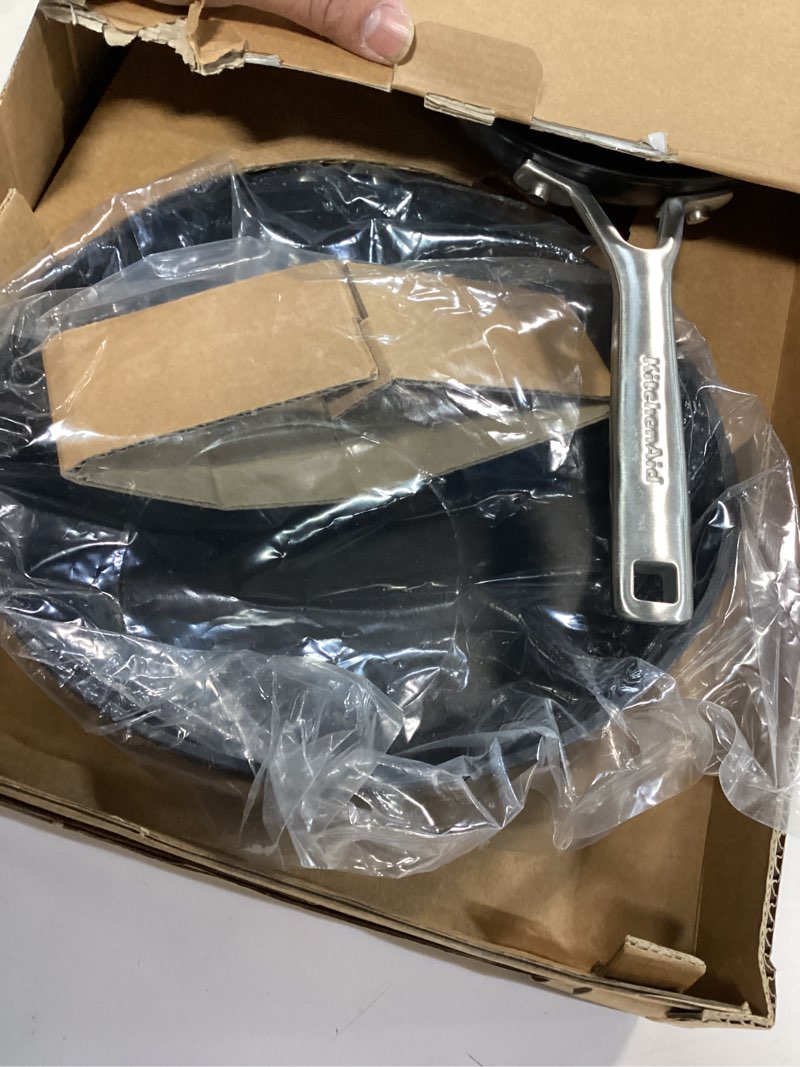 Condition photo showing Good Condition for KitchenAid Hard Anodized Induction Nonstick Frying Pan Set/Skillets, 8.25 Inch and 10 Inch, Matte Black