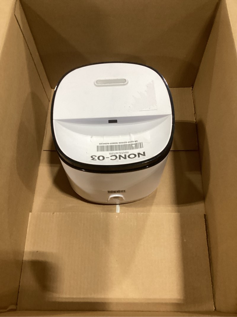 Condition photo showing As Is for DREO 16L Smart Humidifier Large Room 1000 ft², 130H Cool Mist Air Humidifiers for Bedroom Plants Baby, Top Fill, Remote/Touch/Voice & APP Control, Clean Tank Technology, 30dB, RGB Light, HM755S White
