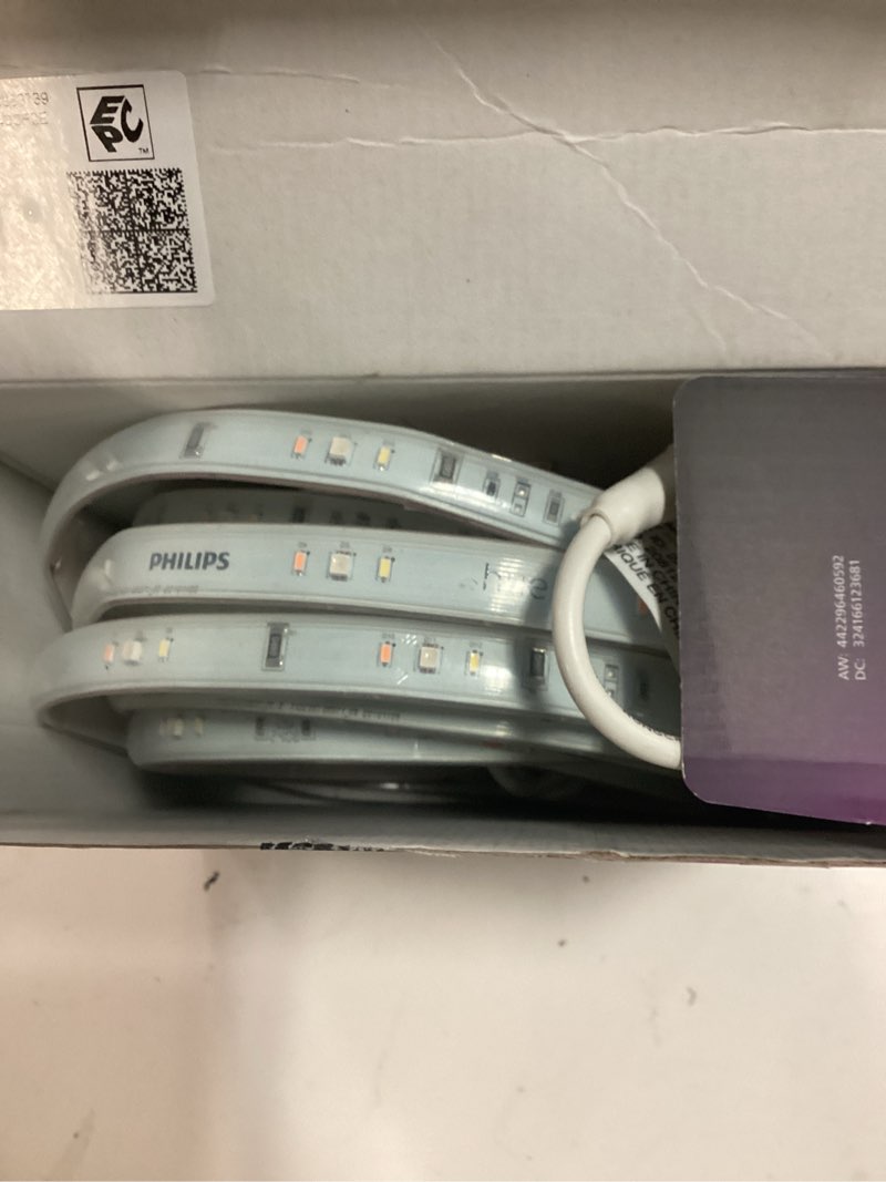 Condition photo showing Good Condition for philips hue indoor 16 ft smart led solo lightstrip base kit - 1 pack - control with hue app - compatible with alexa, google assistant and apple homekit
