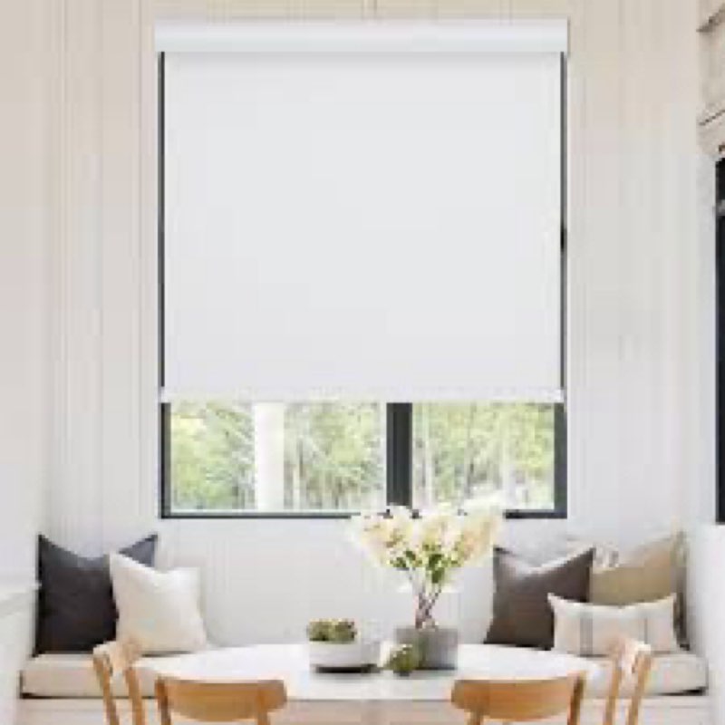 Changshade Cordless Roller Shades Blackout Blinds for Indoor Windows,Pull Down Darkening Roller Shad