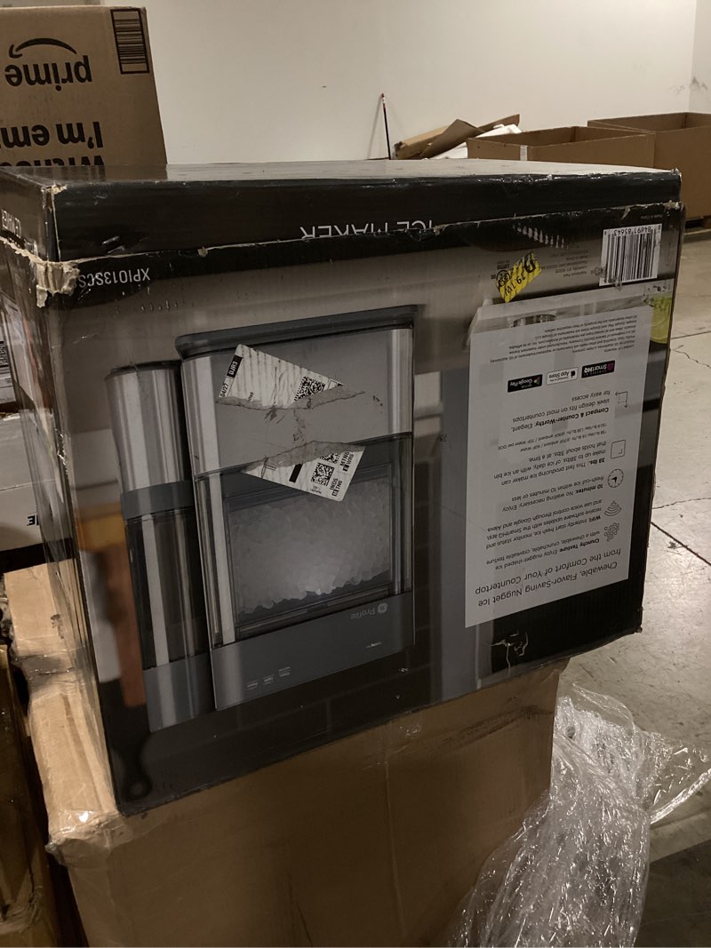 Condition photo showing Good Condition for ge profile opal 2.0 with 0.75 gallon tank, chewable crunchable countertop nugget ice maker, scoop included, 38 lbs in 24 hours, pellet ice machine with wifi & smart connected, stainless steel