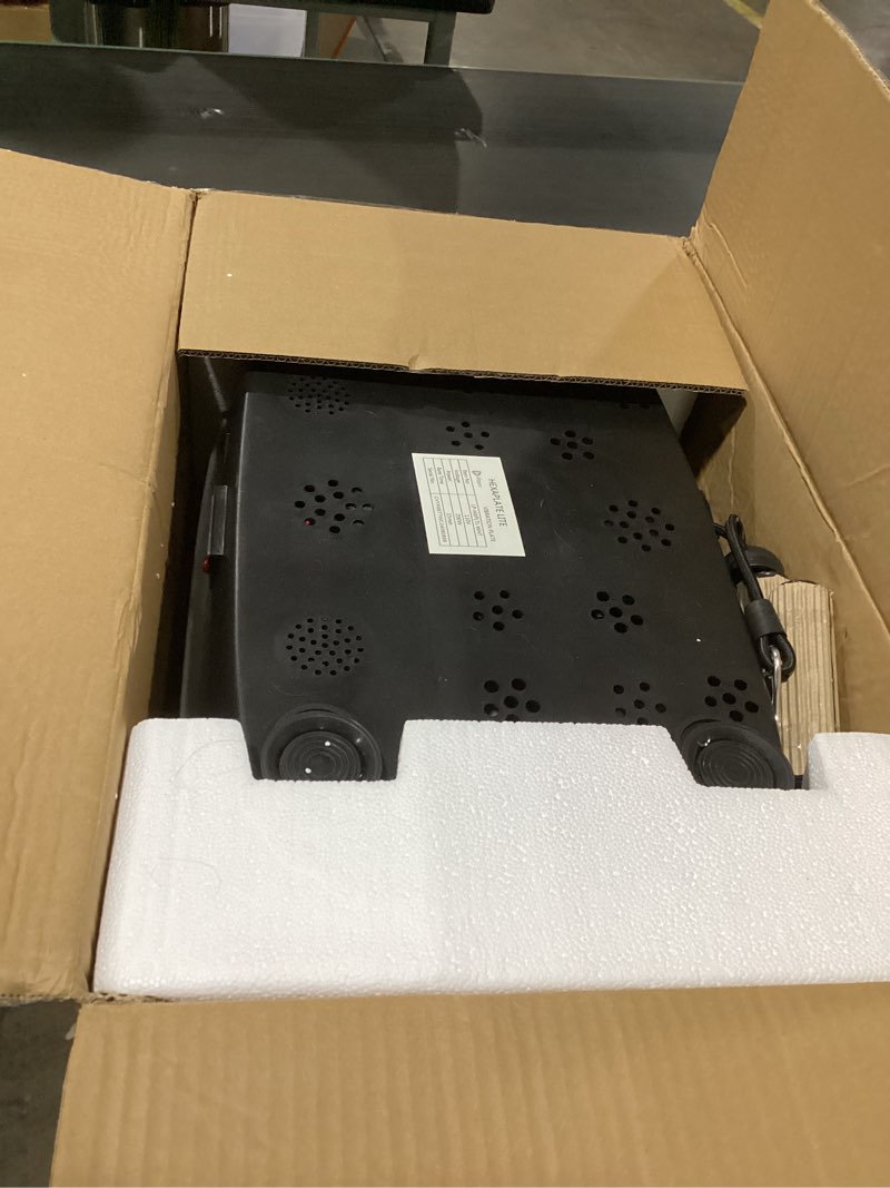 Condition photo showing As Is for lifepro hexaplate lite vibration plate exercise machine with magnetic acupoints - full body vibration platform for beginners and recovery - lymphatic drainage massager for muscle toning and fitness white