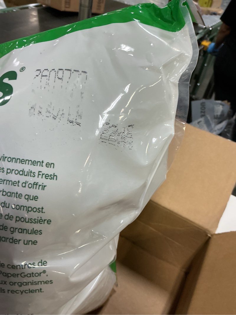 Condition photo showing New/Like New for (uknown expiration)  fresh news recycled paper original pellet cat litter, 25 pound, non-clumping, unscented, made in usa original pellets 25 pounds