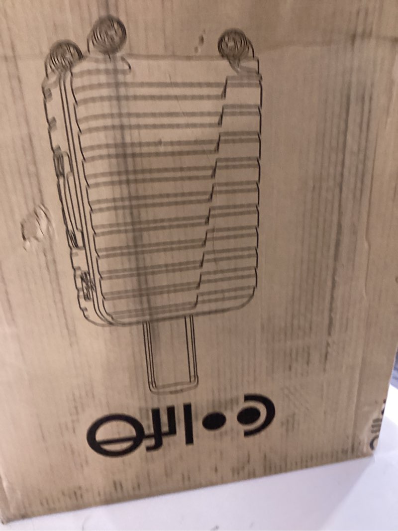 Condition photo showing New/Like New for Coolife Luggage Suitcase Carry on Hardside PC+ABS Spinner TSA Lock Telescopic Handle