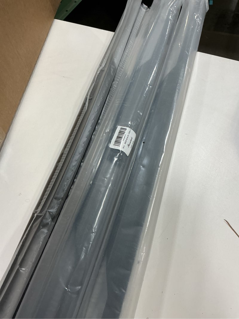 Condition photo showing Good Condition for 5 Pack 1000mm(39.3 Inch) Black Edge Finger Pull Drawer Door Cabinet Aluminum Alloy Long Concealed Furniture for Kitchen Bathroom
