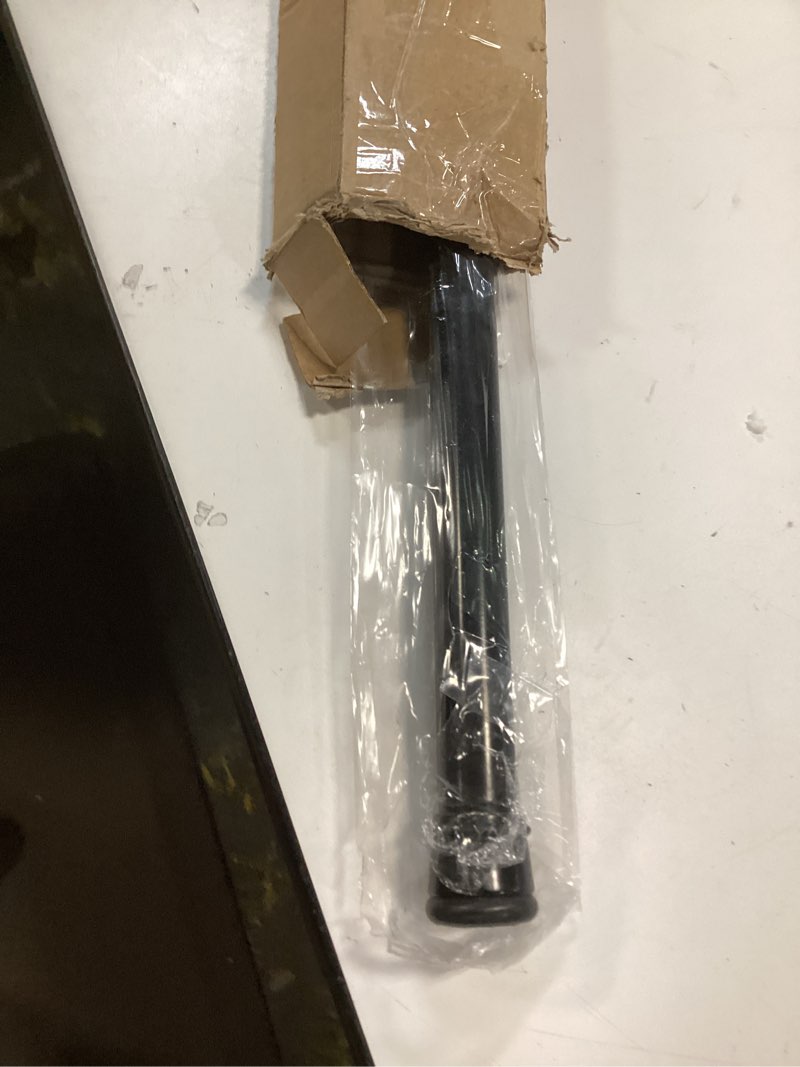 Condition photo showing Good Condition for 2 Pack Shower Curtain Rod 56-104 Inch, 1"Diameter Spring Long Adjustable Tension Curtain Rods for Bathroom Windows Closet No Drilling No Rust, Black Black,2Pack A1. 56-104Inch, No Assembly
