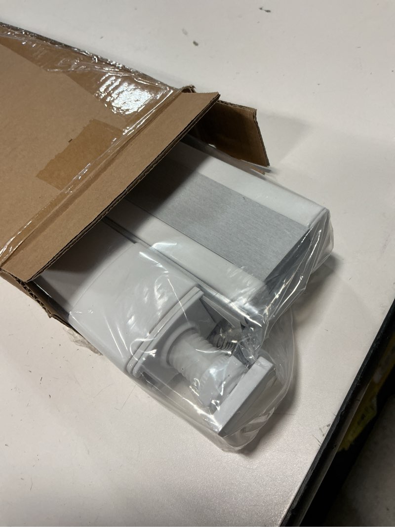 Condition photo showing Good Condition for lazblinds no tools no drill cordless cellular shades, top down bottom up (tdbu) honeycomb shades for home, blackout light blocking thermal insulation blinds for windows, 27" w x 48" h, white blackout - white 27" w x 48" h