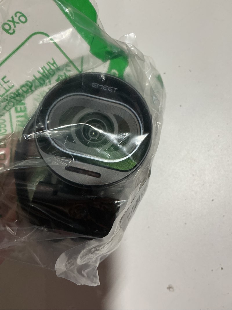 Condition photo showing As Is for emeet s600 4k webcam for streaming - sony 1/2.55'' sensor, pdaf autofocus, 1080p@60fps, 2 noise reduction mics, built-in privacy cover, 73° fov, streaming camera for live commerce/gaming/beauty s600 sony sensor pdaf 60fps