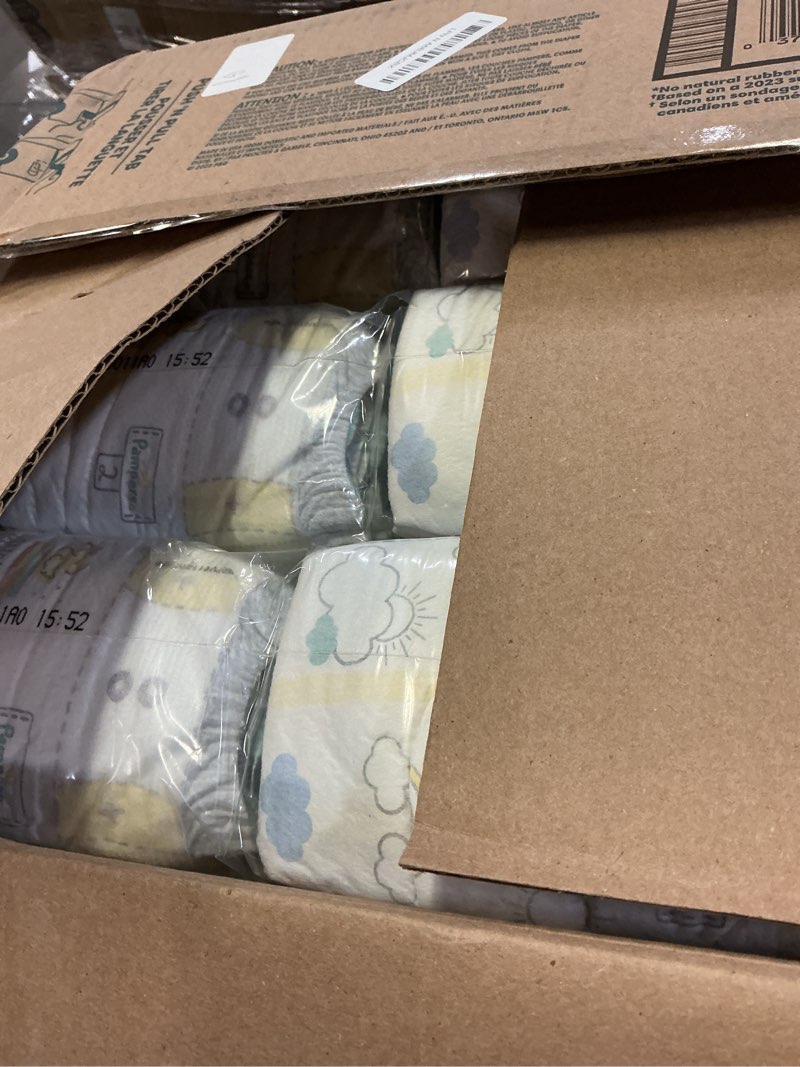 Condition photo showing New/Like New for Pampers Baby Diapers - Swaddlers - Size 2, 186 Count, Ultra Absorbent Disposable Infant Diaper