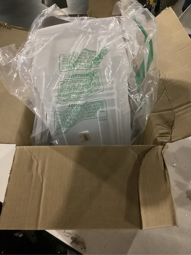 Condition photo showing New/Like New for ArtBin 6918AH Twin Top 17 inch Supply Box, Portable Art & Craft Supply Organizer with Handle, [1] Plastic Storage Case, Translucent