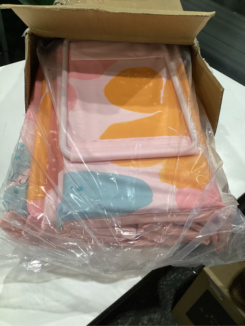 Condition photo showing Good Condition for Portable Bathtub Ice Bath Tub - Foldable Collapsible Bathtub for Adult Shower Bathroom Hot SPA Soaking Cold Plunge Tub Freestanding Bathtub Indoor Outdoor 47"Lx22"Wx20"H Pink XL:47"×22"×20" Pink