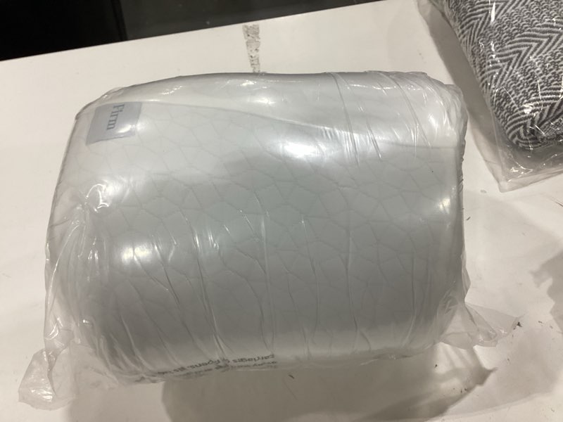 Condition photo showing Good Condition for harborest cooling cube pillow - side sleeper pillow for neck and shoulder pain, memory foam pillow cube pro with adjustable firmness,24"x12"x6" white-ice thick-24"x12"x6"