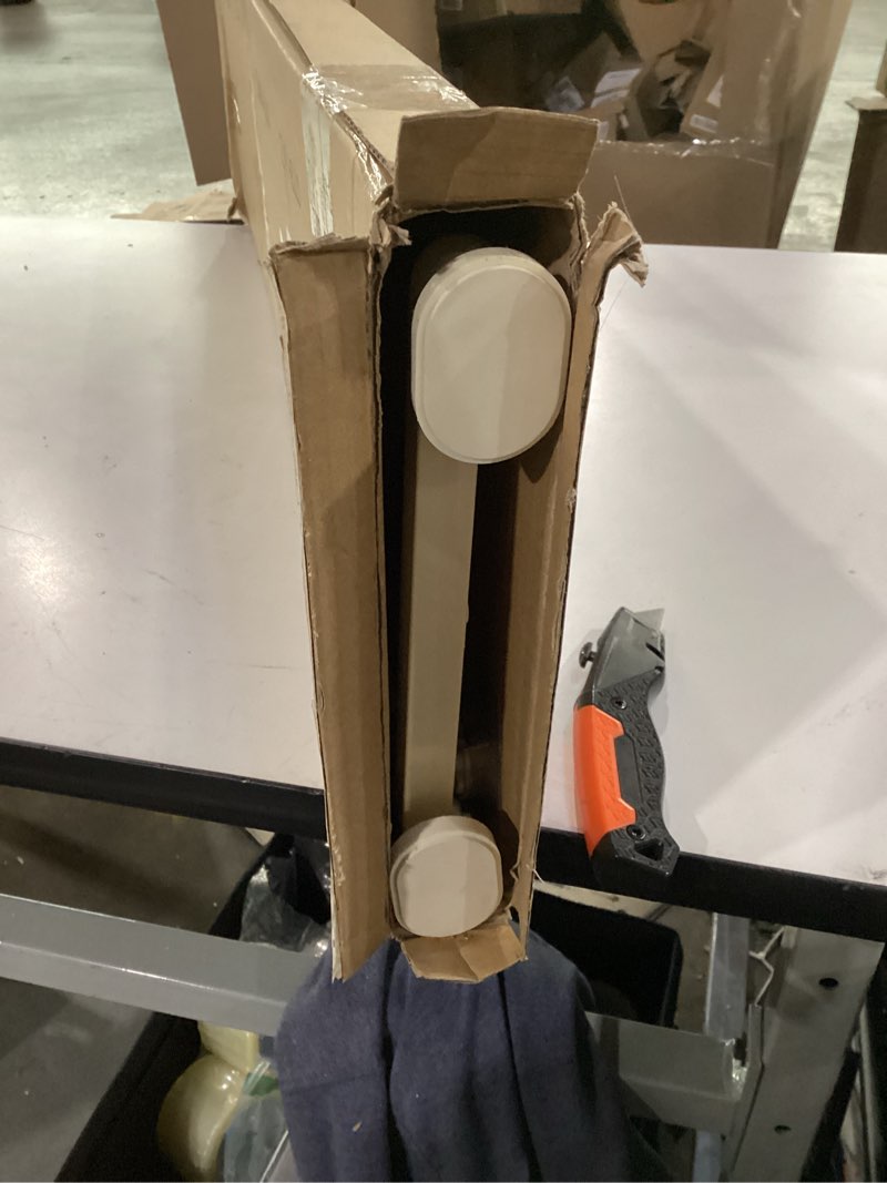 Condition photo showing New/Like New for Hershii Tension Shelf Expandable Rod Closet System Heavy Duty Clothes Hanger Adjustable DIY Garage Bathroom Kitchen Storage Organizer Shoe Rack, Plant Stand, Bookshelf 39.76 - 60.03 inches Ivory