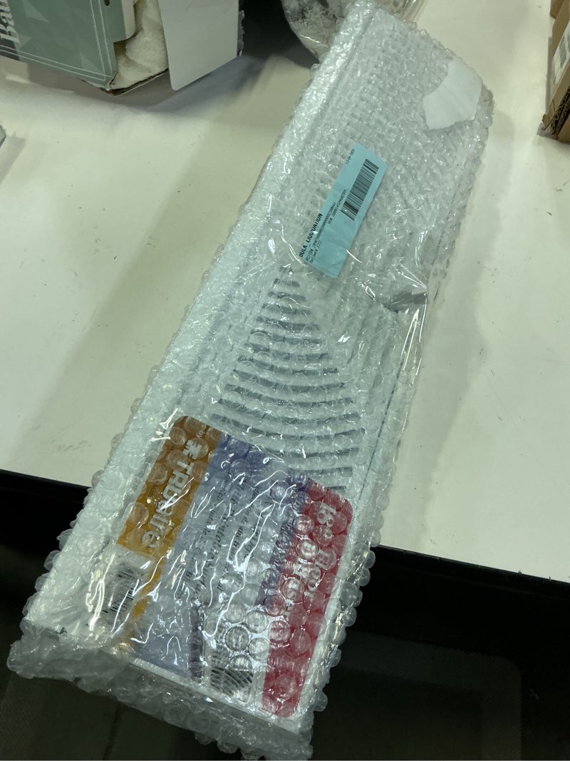 Condition photo showing Good Condition for truaire c118sw 18-inch(duct opening measurements) floor baseboard supply 18-inch floor baseboard diffuser, white