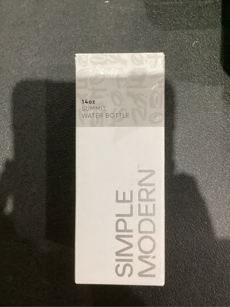 Condition photo showing New/Like New for Simple Modern Kids Summit Water Bottle with Straw Lid | Disney Minnie Mouse 14oz Stainless Steel Cup Insulated Tumbler for Girls, School | Minnie Doodle 14 Ounces Disney-Minnie Doodle