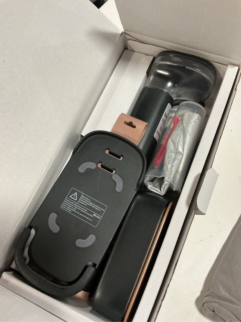 Condition photo showing Good Condition for steamer for clothes portable handheld garment steamer,15s fast heat-up,180ml tank,steamer ironing gloves,35 minutes of continuous ironing for travel and home(black gold)