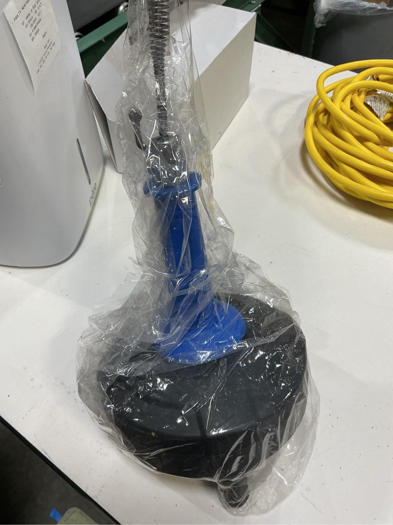 Condition photo showing As Is for kobalt 1/4-in x 15-ft high carbon wire hand auger for drain