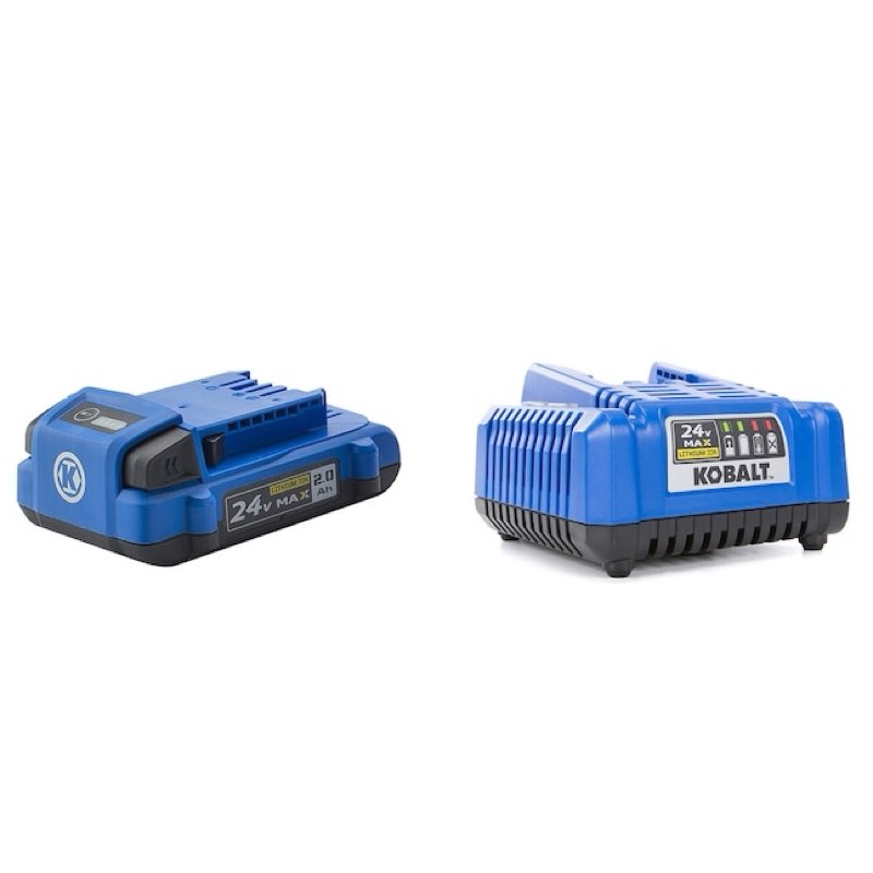 Kobalt 24-V Lithium-ion Battery and Charger (2 Ah) KBC 1224-03 at