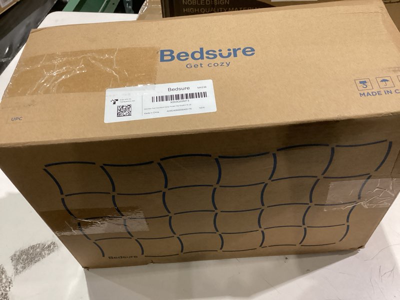 Condition photo showing Good Condition for Bedsure Queen Mattress Topper - Extra Thick Mattress Pad Cover with Deep Pocket fits up to 21 Inches, Soft Pillow Top Bed Topper for Back Pain Relief, Overfilled with Down Alternative Filling, White White Queen