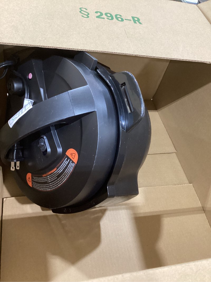 Condition photo showing Good Condition for Instant Pot 4QT RIO Mini 7-in-1 Multi-Cooker, Pressure Cooker, Slow cook, Sauté, Steam, Rice Maker, Yogurt, & Warmer, Black, 4 Quarts