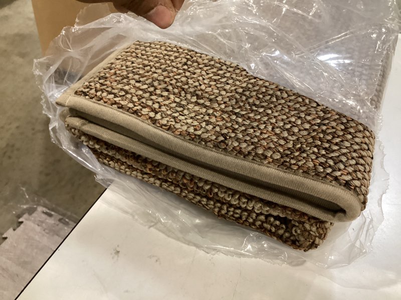 Condition photo showing Good Condition for beqhause kitchen rugs and mats 2pcs, non-slip kitchen mats for floor, absorbent and stain resistant kitchen runner, machine washable rugs for kitchen, laundry & sink, 20"x32"+20"x48", taupe taupe 20"x32"+20"x48" (rectangular)