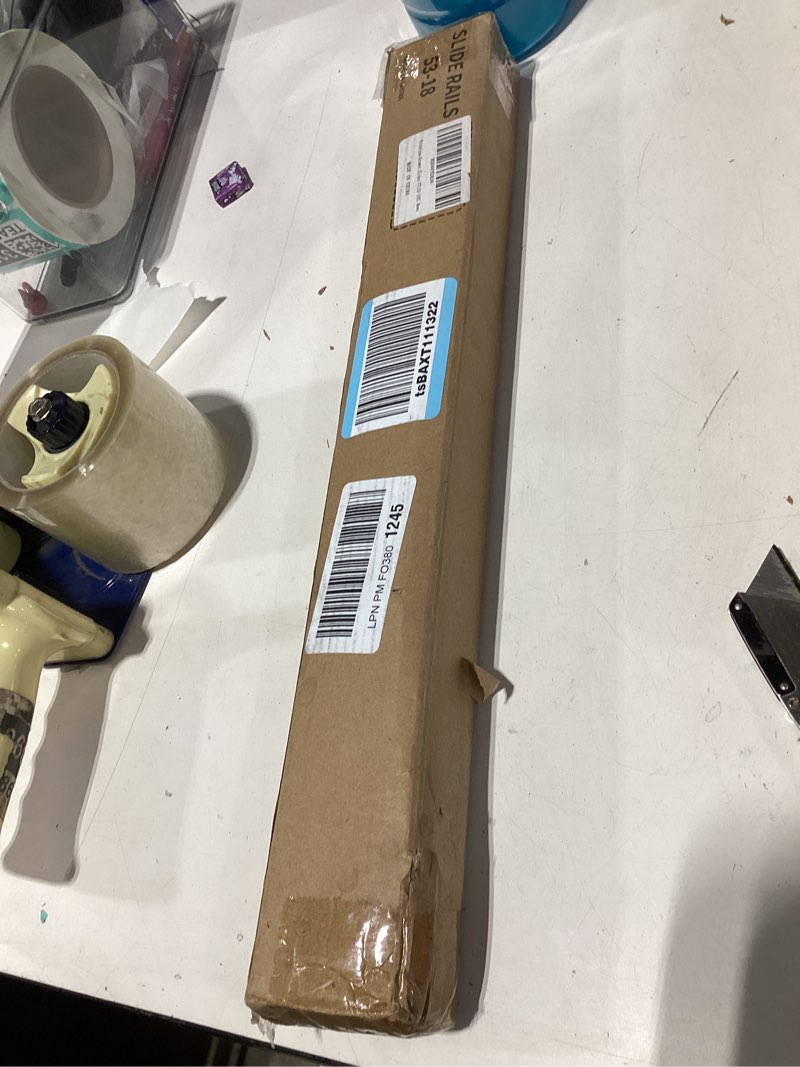 Condition photo showing New/Like New for 3/4" thick 300lbs soft close heavy duty drawer slides 1 pair 16 18 20 22 30 32 36 40 inch full extension ball bearing self slow closing rails cabinet tool box rv runners tracks glides-18 18inch w:53mm(soft close)