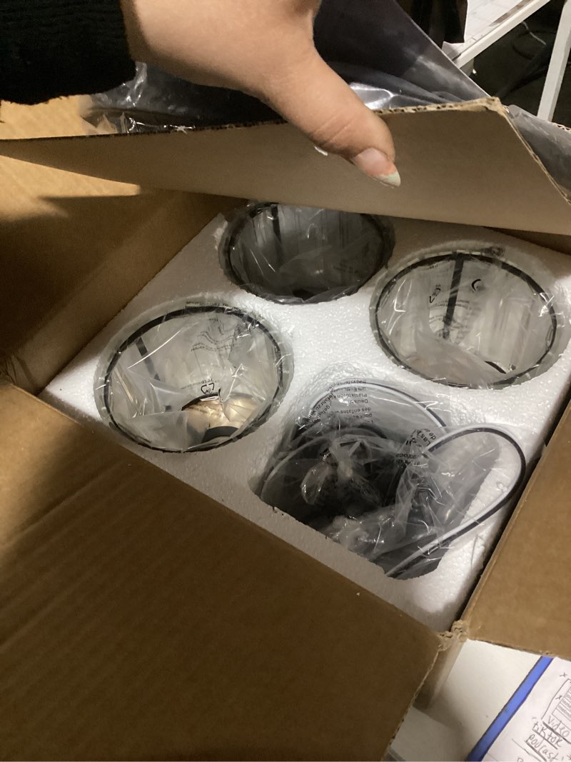 Condition photo showing Good Condition for 3-light crystal semi flush mount ceiling light, black kitchen lighting fixtures ceiling, modern hallway light fixtures with clear crystal shades, close to ceiling lamp for bedroom foyer entryway